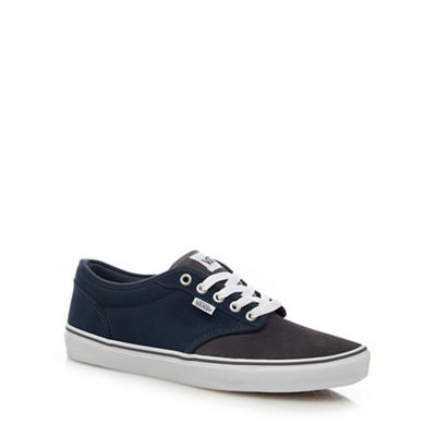 Vans Navy suede 'Atwood' lace up shoes